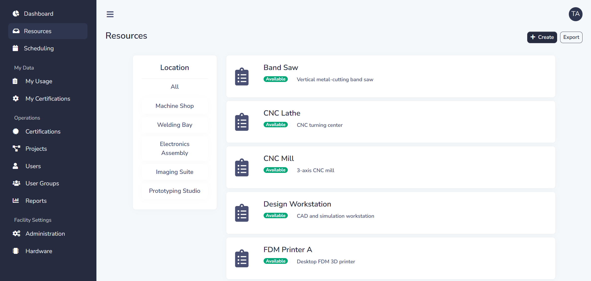 CardTap Portal Resources View
